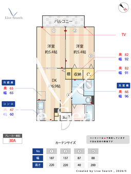 セフィラ青木 201 【埼玉県西川口駅】 の間取り図