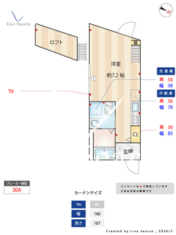 千歳烏山ヴィレッジS 301 【東京都千歳烏山駅】 の間取り図