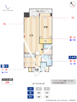 フォレストコート住吉 303 【福岡県平尾駅】 の間取り図