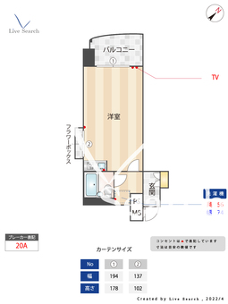 朝日プラザ祇園 804 【福岡県祇園駅】 の間取り図