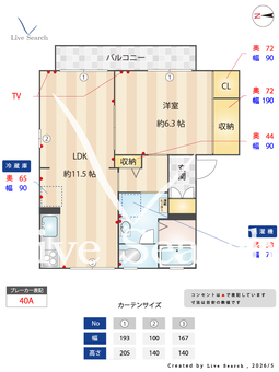 ディアスさかとがはら A101 【大阪府 喜志駅】 の間取り図