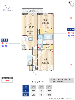 TORISIAS西川田町 103 【栃木県西川田駅】 の間取り図