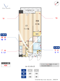 ローザロッサ別府 205 【福岡県別府駅】 の間取り図