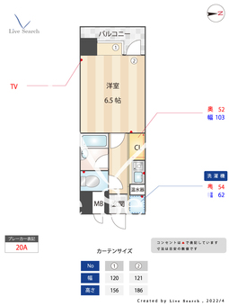 ピュアドーム大濠アクレーム 406 【福岡県唐人町駅】 の間取り図