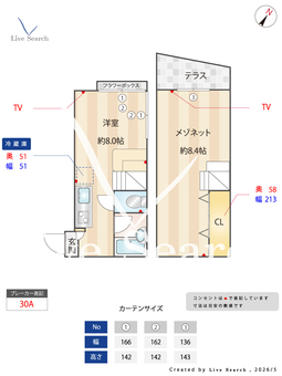 サンフラットつつじヶ丘 215 【東京都つつじヶ丘駅】 の間取り図