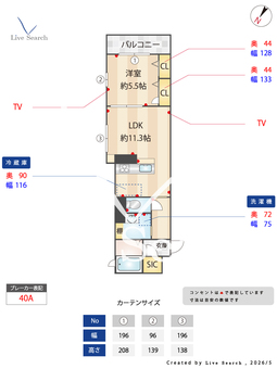 0005159ルミエール住吉本町 301 【兵庫県東海道本線 住吉駅 徒歩4分】 の間取り図