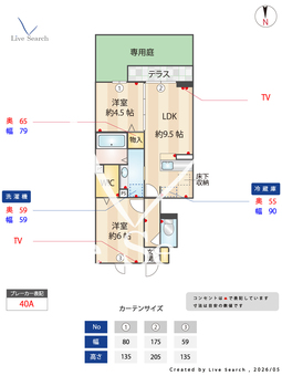 Fika　Ⅱ 103 【東京都東小金井駅】 の間取り図