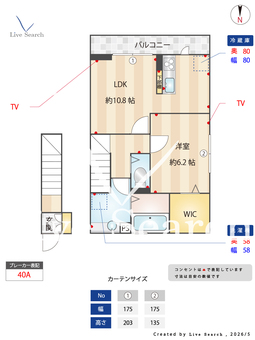 グランベル 201 【東京都堀切菖蒲園駅】 の間取り図