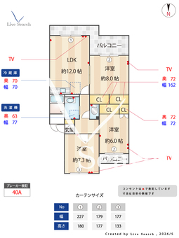 ファランドール井野  302 【群馬県井野駅】 の間取り図
