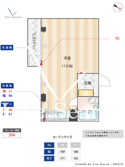メゾン朱里 303 【東京都雑司が谷駅】 の間取り図