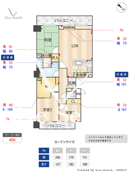 ピア高宮N棟 305 【福岡県西鉄　高宮駅】 の間取り図