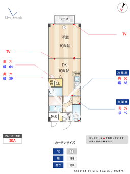 グランシャリオ弐番館 102 【福岡県ＪＲ鹿児島本線 九産大前駅】 の間取り図
