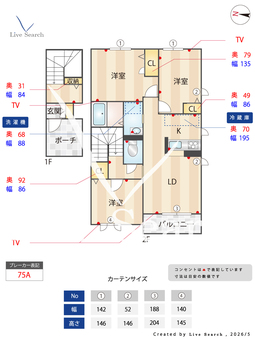 ラメゾンドゥアミーB 206 【兵庫県土山駅】 の間取り図