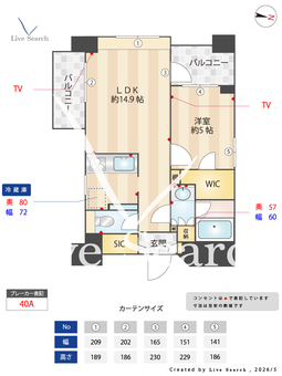 エスティメゾン恵比寿Ⅱ 401 【東京都恵比寿】 の間取り図