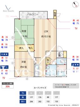 パルテノンロイヤルA 202 【神奈川県相模大野駅】 の間取り図