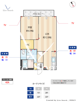 ガイア是政 103 【東京都是政駅】 の間取り図