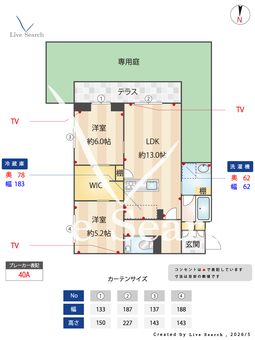 アンジュール 101 【神奈川県大倉山駅】 の間取り図