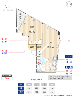 中里ビル 301 【東京都曙橋駅】 の間取り図