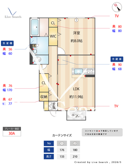 FREA　C 102 【群馬県太田駅】 の間取り図