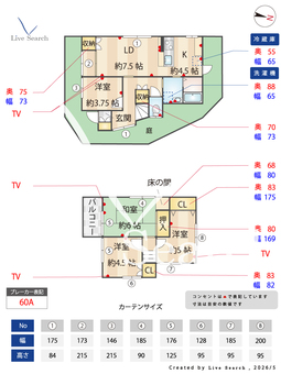 段上町4丁目貸家  【兵庫県甲東園駅】 の間取り図