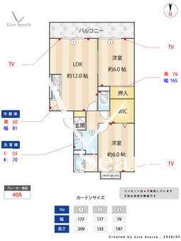プリムローズ 302 【埼玉県越谷駅】 の間取り図