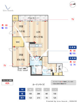 シャーメゾン　ボンヌコリーヌ  302 【大阪府西田辺駅】 の間取り図