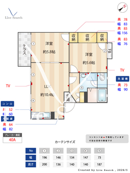 グリーンパストラル桜井D 103 【茨城県龍ヶ崎市駅】 の間取り図