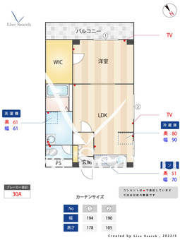 FUJINOビル 302 【福岡県西鉄大牟田線 春日原駅】 の間取り図