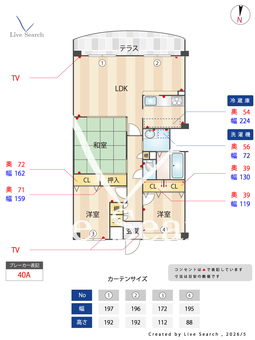 ドムス喜兵衛　宙の棟 303 【三重県津駅】 の間取り図