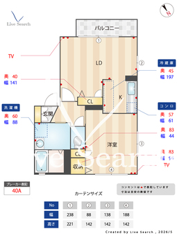 リブエールカーサ 201 【熊本県新八代駅】 の間取り図