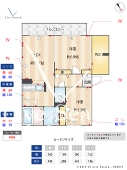 パークハイツC 202 【茨城県牛久駅】 の間取り図