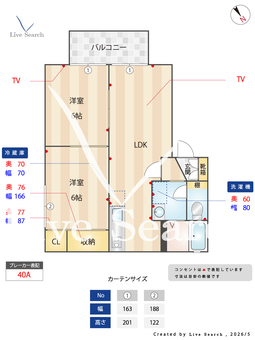 サンライズⅠ 202 【熊本県八代駅】 の間取り図