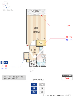 グリーンコーポ(東京) 303 【東京都高円寺】 の間取り図