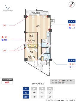 ユニハイム魚崎Ⅱ号棟 904 【兵庫県青木駅】 の間取り図