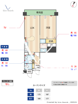 岡本パークマンション 112 【兵庫県岡本駅】 の間取り図