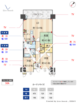 リバーガーデン千里中央あかり絵のみちBC棟 915 【大阪府千里中央駅】 の間取り図