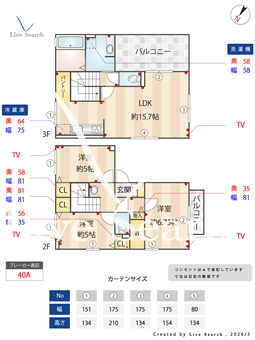 フローレンスⅡ 201 【埼玉県上福岡】 の間取り図