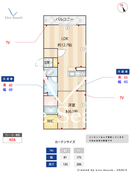 ラ・フェリーチェ 201 【埼玉県越谷駅】 の間取り図