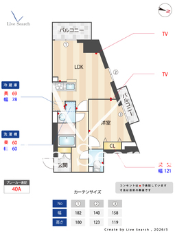 テラス阿佐ヶ谷 204 【東京都阿佐ヶ谷駅】 の間取り図