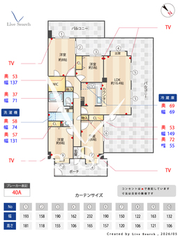 ダイアパレスヒルトップ・エフ千葉寺駅前 801 【千葉県千葉寺駅】 の間取り図