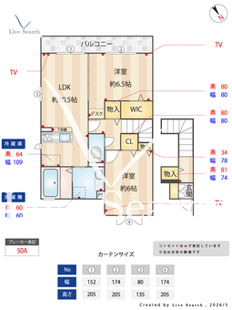 シャインアイリスⅡ 201 【埼玉県鶴瀬駅】 の間取り図