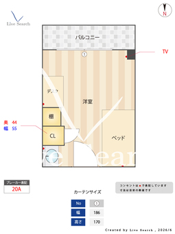 ドーミー江坂豊津 408 【大阪府Osaka Metro御堂筋線・北大阪急行線「江坂」駅】 の間取り図