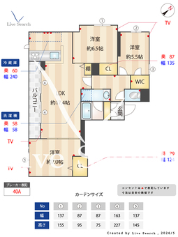 凜香Ⅲ 301 【神奈川県小机駅】 の間取り図