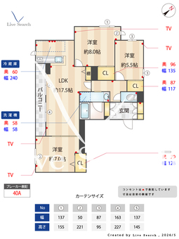 凜香Ⅲ 201 【神奈川県小机駅】 の間取り図