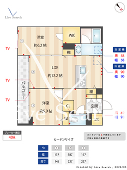 凜香Ⅲ 302 【神奈川県小机駅】 の間取り図