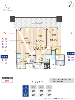 梅田ガーデンレジデンス 3916 【大阪府地下鉄御堂筋線/梅田駅 歩2分】 の間取り図