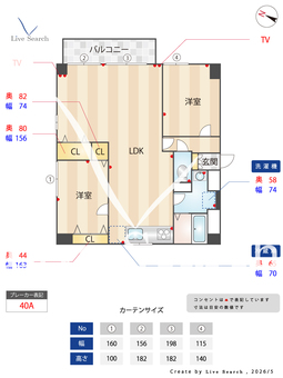 ディーフラット大濠2 401 【福岡県西鉄バス　鳥飼二丁目　停】 の間取り図