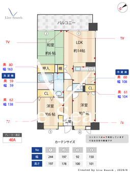 西新南スペーススクエア 305 【福岡県西新駅】 の間取り図