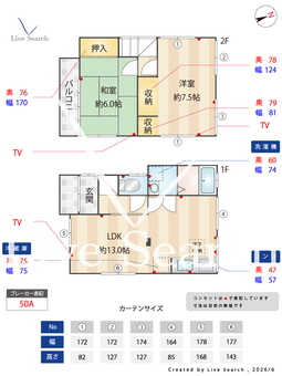 東道野辺テラス 1A 【千葉県馬込沢】 の間取り図