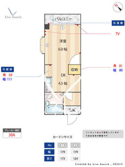 淡青ビル 210 【福岡県西鉄平尾駅】 の間取り図